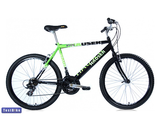 Hauser Grizzly 2011, Fekete - zöld (Férfi) mtb