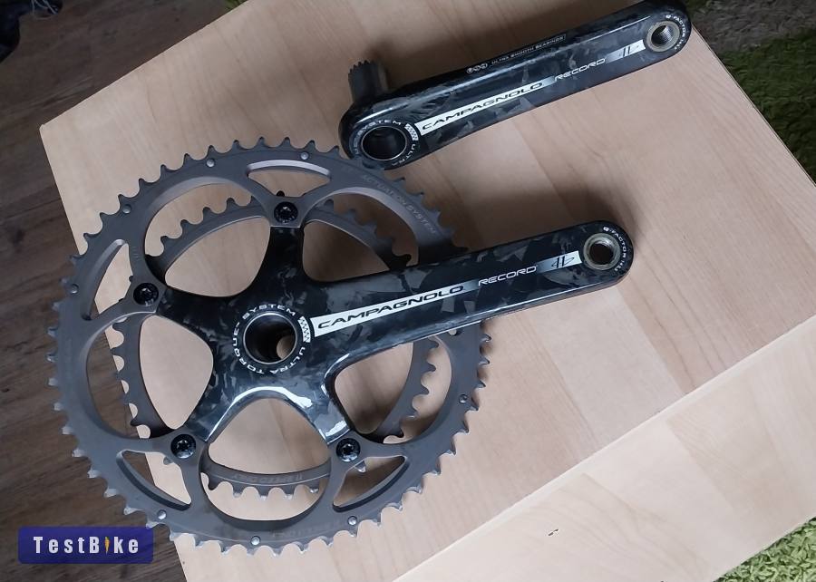  Campagnolo Record 11S Ultra Torque karbon hajtómű 2x11