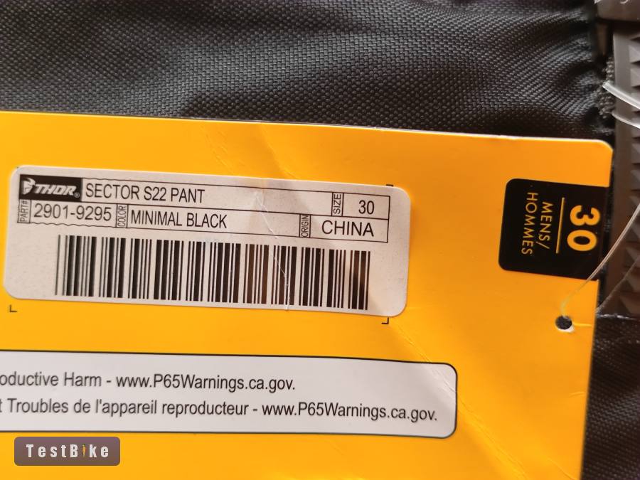  Thor Sector Minimal Black nadrág méret:30 DH/Enduro