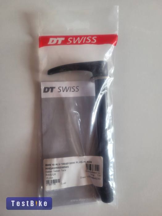  Új DT Swiss RWS MTB 15x100 mm átmenő első tengely 