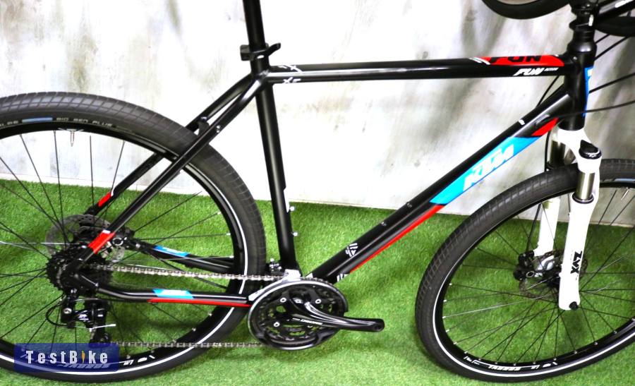 02.18ig 279e! Újszerű 56/L KTM Cross Fun Deore XT 3x10s Air