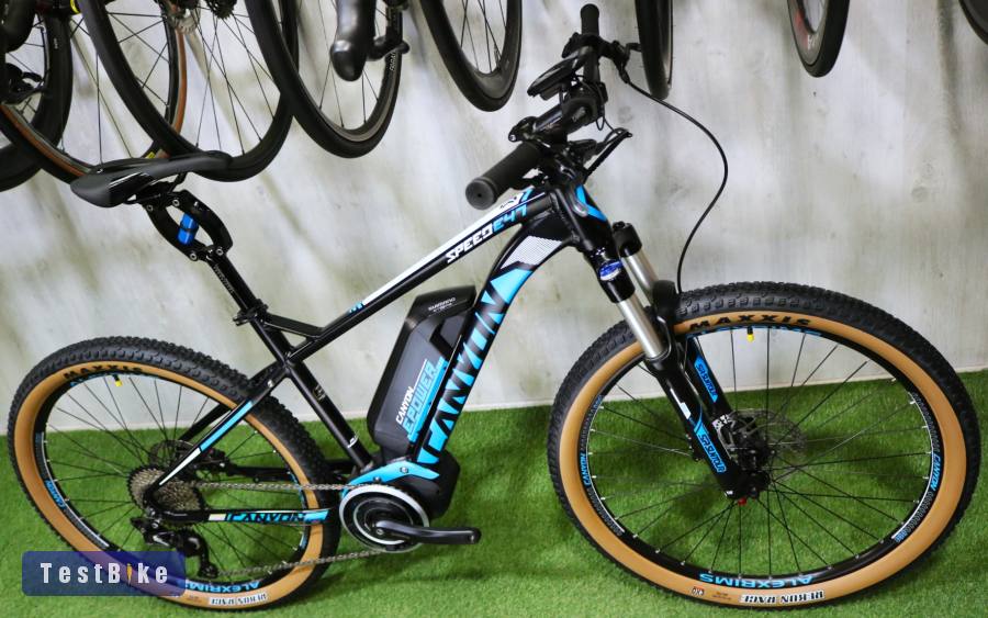 05.14ig 419e! Újszerű 46cm/M Canyon Speed Steps ebike Air