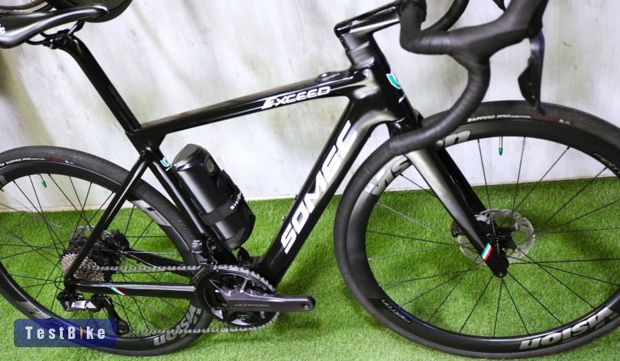 05.24ig 1,42M! Csúcs Somec Carbon eRoad Di2 2x12 42Nm 500Wh!