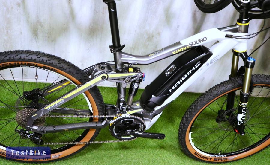 08.16ig 559e! Újszerű M top Haibike e-Fully Full Fox Air XT