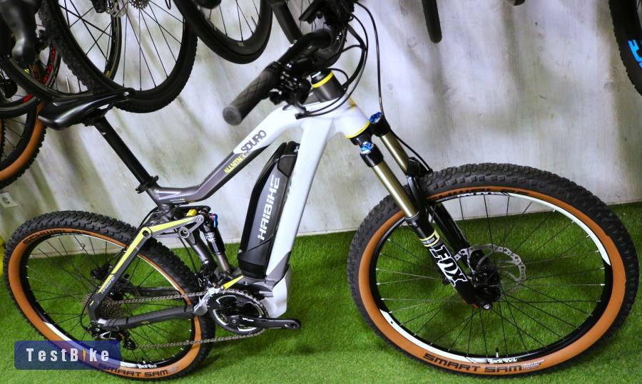 08.16ig 559e! Újszerű M top Haibike e-Fully Full Fox Air XT