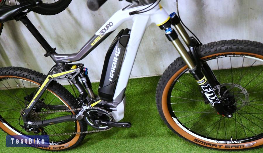 08.16ig 559e! Újszerű M top Haibike e-Fully Full Fox Air XT