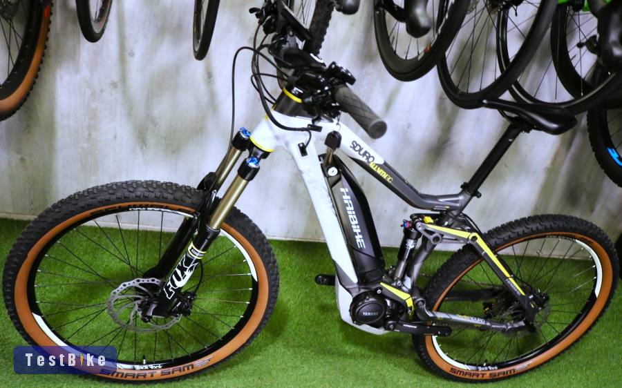 08.25ig 559e! Újszerű M top Haibike e-Fully Full Fox Air XT