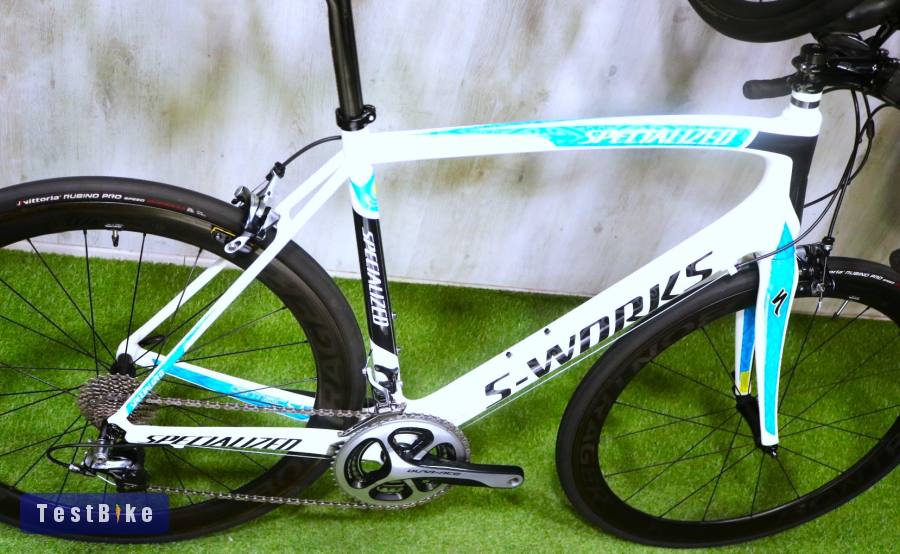 08.25ig 599e! XL Csúcs S-Works Tarmac Carbon Full Dura Ace!