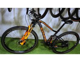 09.22ig 489e! S/29er újszerű Olympia F1X Full Carbon Fully