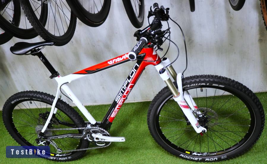 09.23ig 299e! Újszerű L Simplon Gravity Carbon Full XT Reba Air