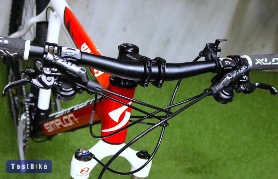 09.23ig 299e! Újszerű L Simplon Gravity Carbon Full XT Reba Air