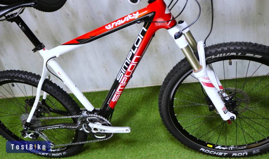 09.23ig 299e! Újszerű L Simplon Gravity Carbon Full XT Reba Air