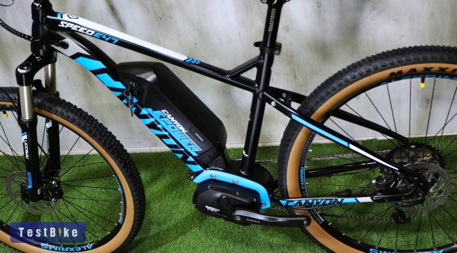 09.28ig 349e! Újszerű 46cm/M Canyon Speed Steps ebike Air