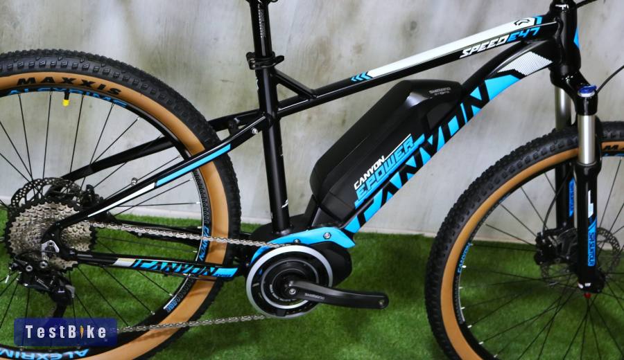 10.26ig 329e! Újszerű 46cm/M Canyon Speed Steps ebike Air
