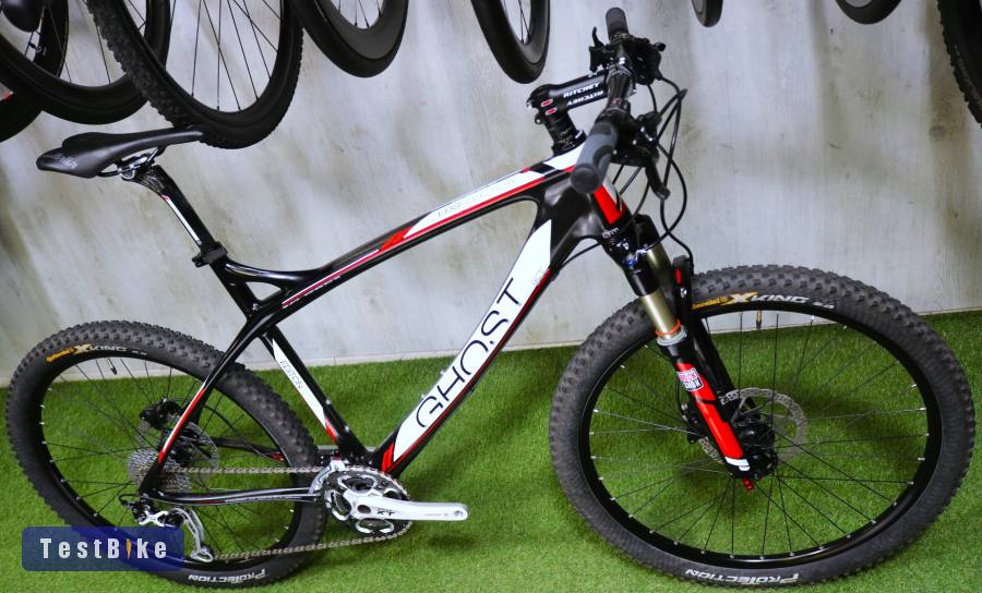 09.27ig 299e! Újszerű GHOST HTX Carbon XT 3x10 RS Reba Dual Air