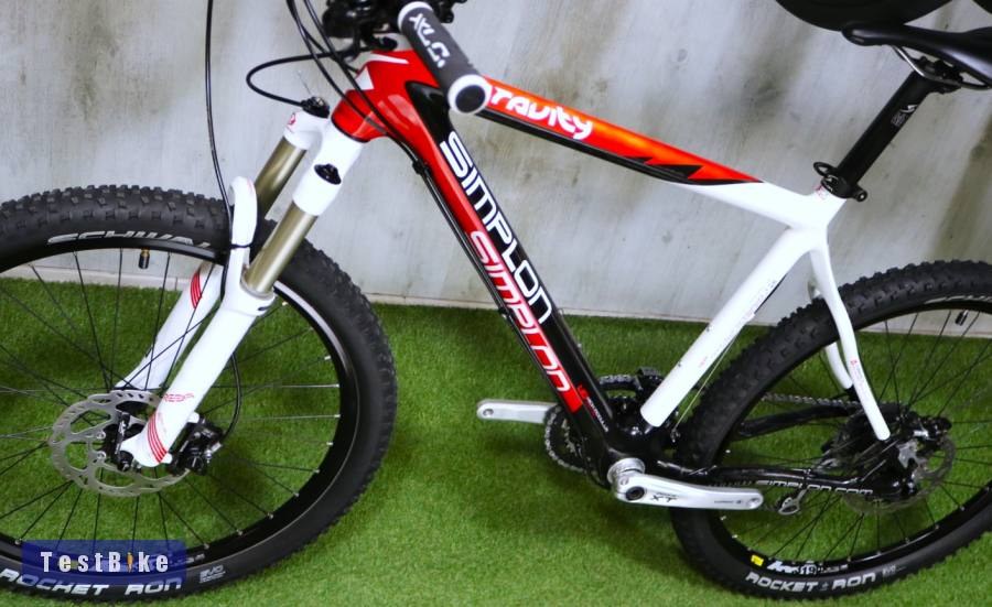 09.30ig 279e! Újszerű L Simplon Gravity Carbon Full XT Reba Air