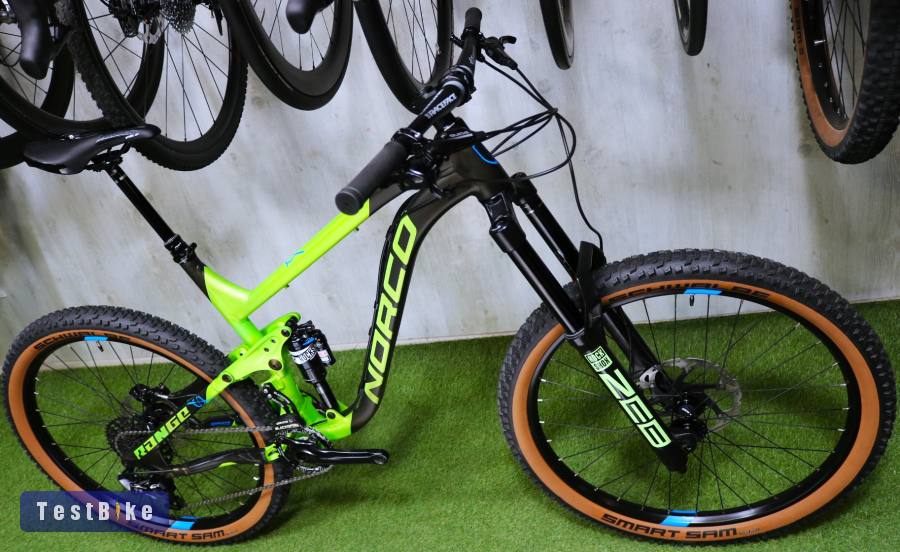 09.30ig 680e! Újszerű top L-es Norco Range RS ZEB 170 / RC3 GX1
