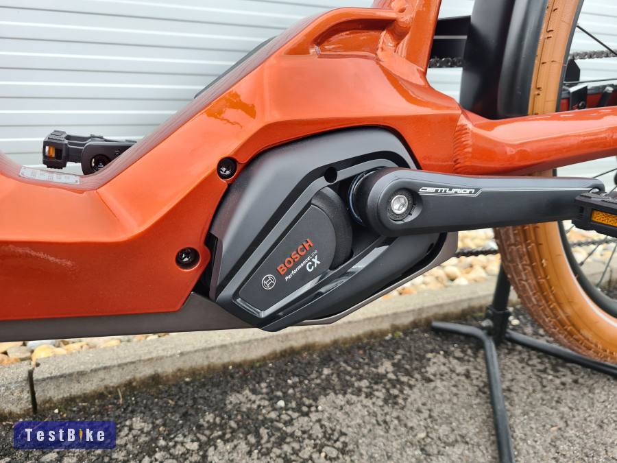 0km Centurion női ebike 150kg smart bosch cx 85Nm