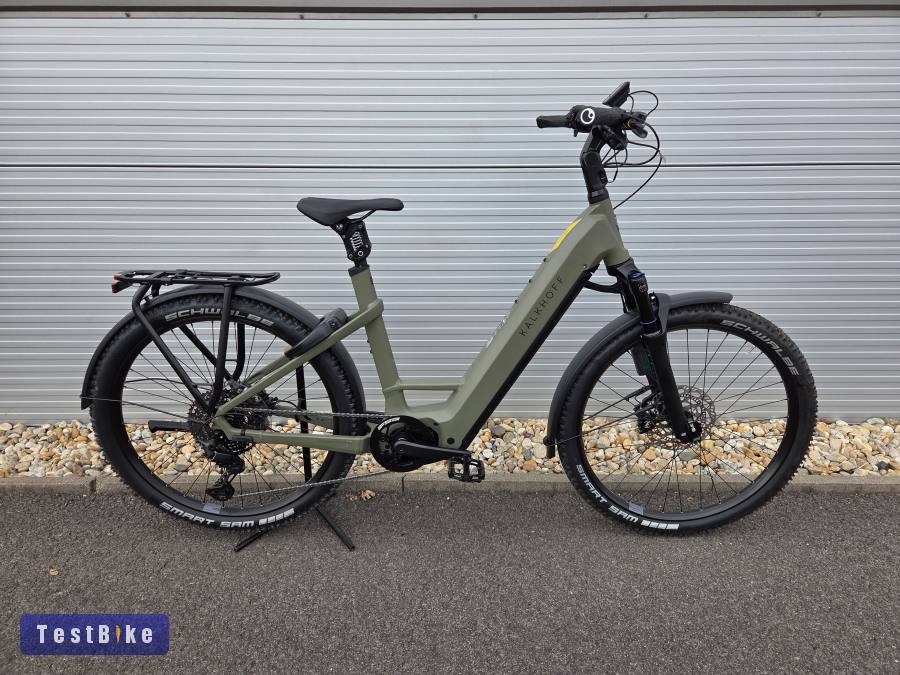 0km Kalkhoff csúcskategóriás trekking ebike bosch cx 750 ABS