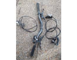 1 pår avid juicy fék 203 mm-es adapterekkel