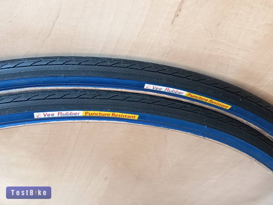 1 pár Fixi, Verseny Vee Rubber Puncture Resistant kék-fekete