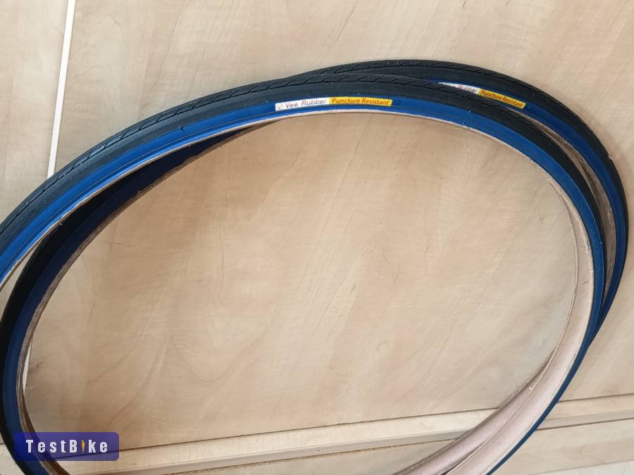 1 pár Fixi, Verseny Vee Rubber Puncture Resistant kék-fekete