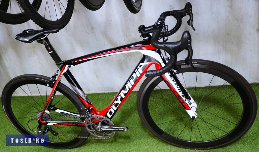10.04ig 449e! Gyönyörű csúcs OLYMPIA IKON AERO CARBON CAMPA 2x11