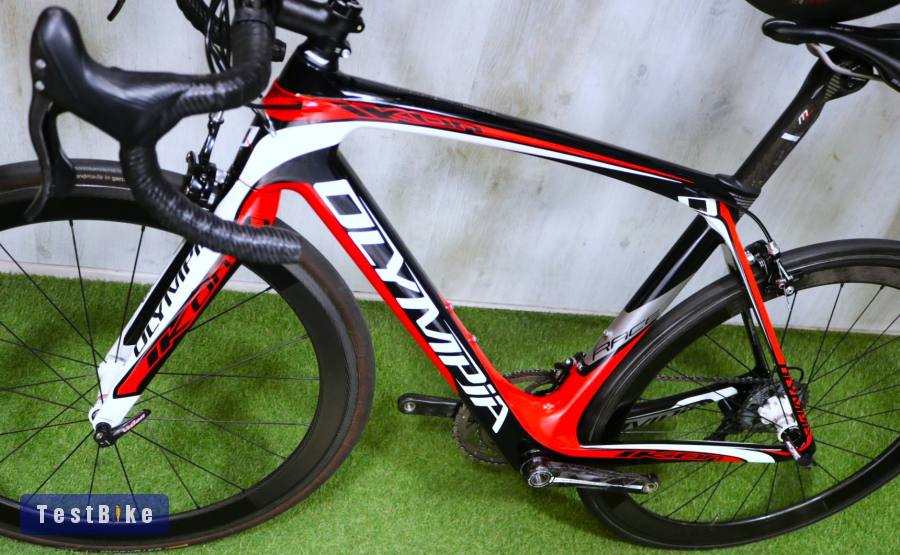 10.04ig 449e! Gyönyörű csúcs OLYMPIA IKON AERO CARBON CAMPA 2x11