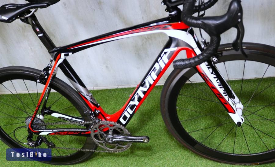 10.04ig 449e! Gyönyörű csúcs OLYMPIA IKON AERO CARBON CAMPA 2x11