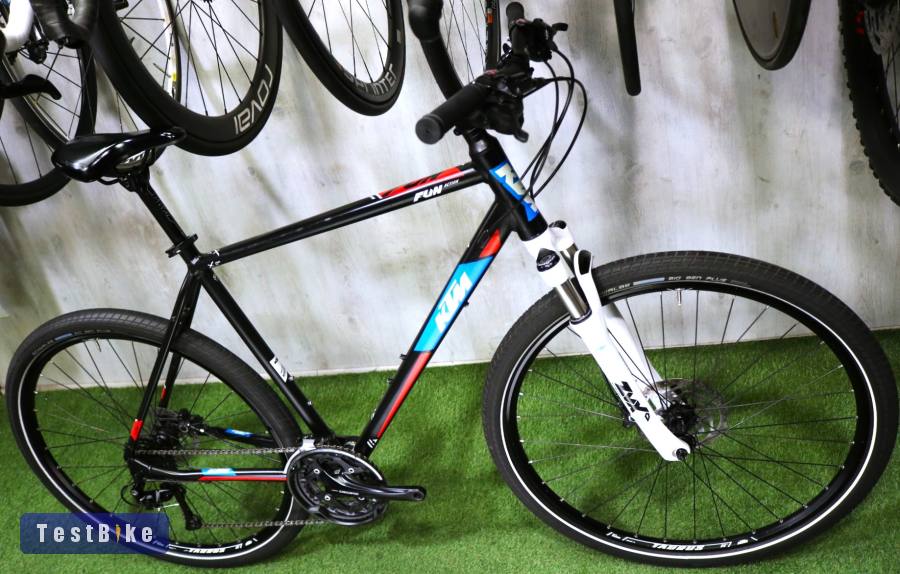 10.26ig 329e! Újszerű 56/L KTM Cross Fun Deore XT 3x10s Air
