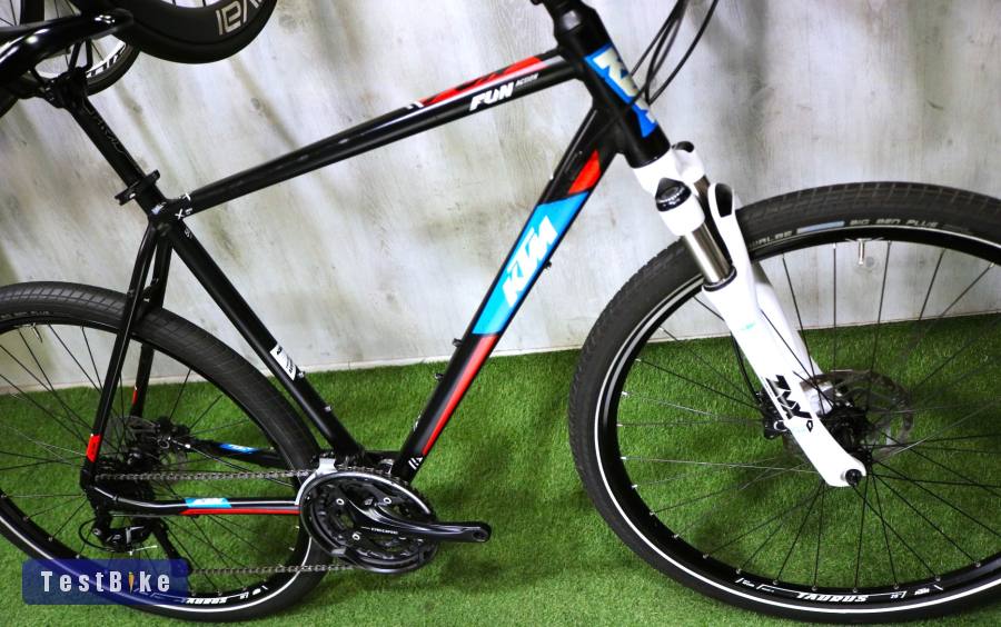 10.26ig 329e! Újszerű 56/L KTM Cross Fun Deore XT 3x10s Air