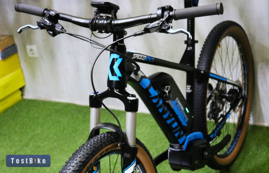 11.02ig 329e! Újszerű 46cm/M Canyon Speed Steps ebike Air