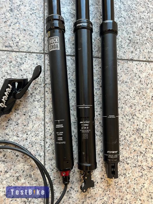 170mm Dropper nyeregcsövek 30.9 - 31.6 - 34.9