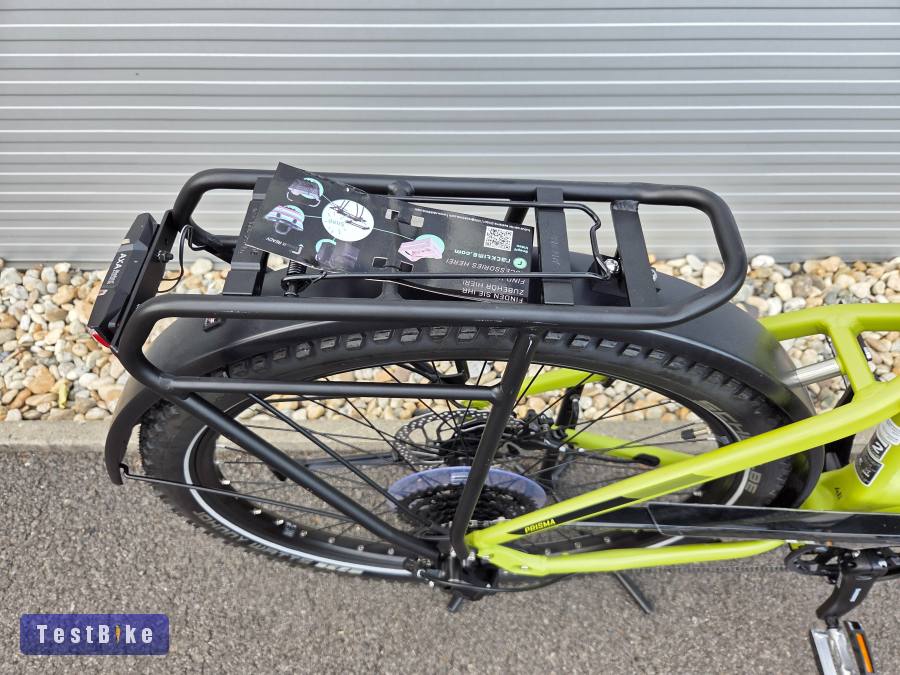 1km Ideal Prisma városi ebike sárvédő lámpa csomagtartó gari