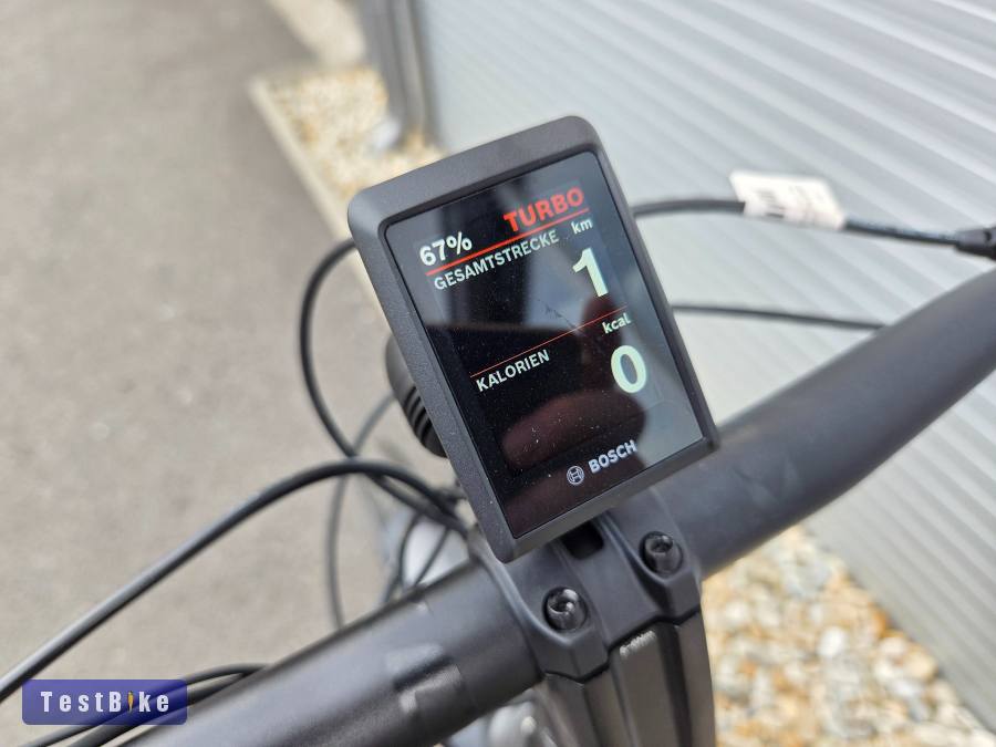 1km Kalkhoff csúcskategóriás trekking ebike bosch cx 750 ABS