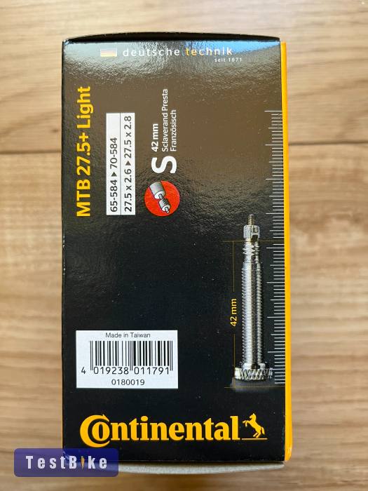 2 db Új Continental MTB 27.5+ Wide Light belső gumi