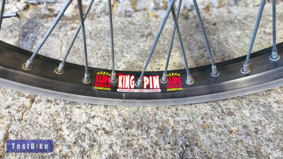 20" 48H SunRims Kingpin felni+noname agyas BMX első kerék