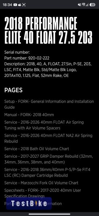 2018 Fox40 fit4 performance elit  27.5