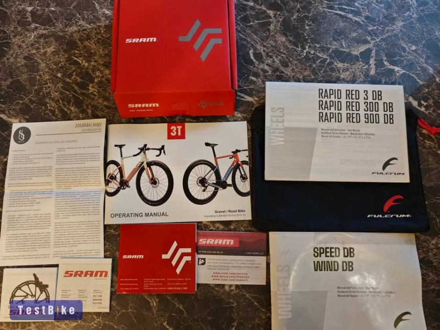 2024-es 3T RaceMax Exploro aero gravel kerékpár 54-es (M-es)