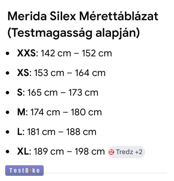 2026-os Merida Silex 4000 gravel 