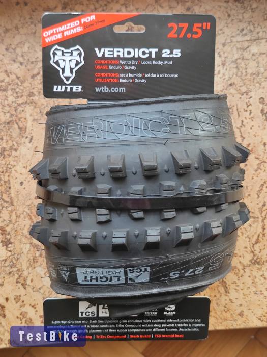 27,5x2.50 WTB Verdict TCS_ Light High Grip mtb külső gumi