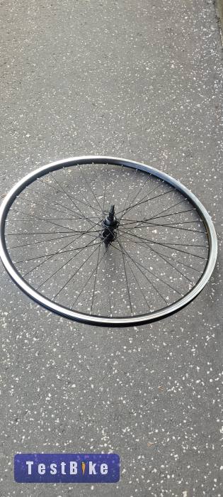 28" (622) kerekek, fekete és ezüst színben.