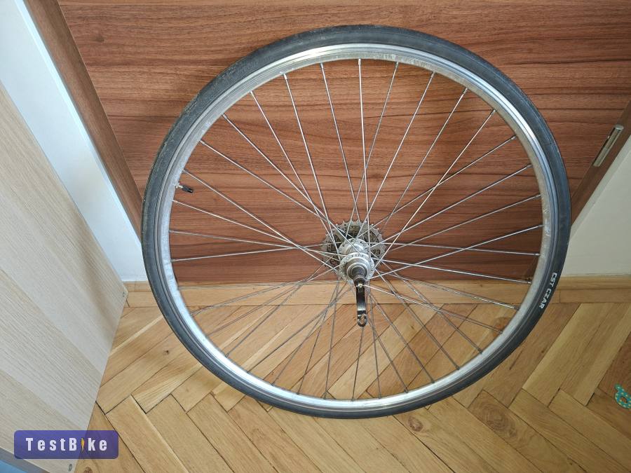 28“ országúti kerék 28-622 dupla falú alu 7s kazetta CST gum