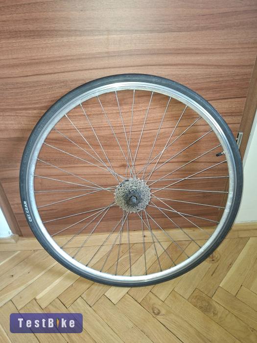 28“ országúti kerék 28-622 dupla falú alu 7s kazetta CST gum