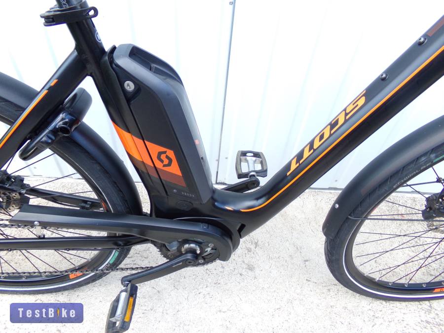 28" Scott E-Sub Tour ebike Bosch motor, tárcsafék, 9seb. Jó 