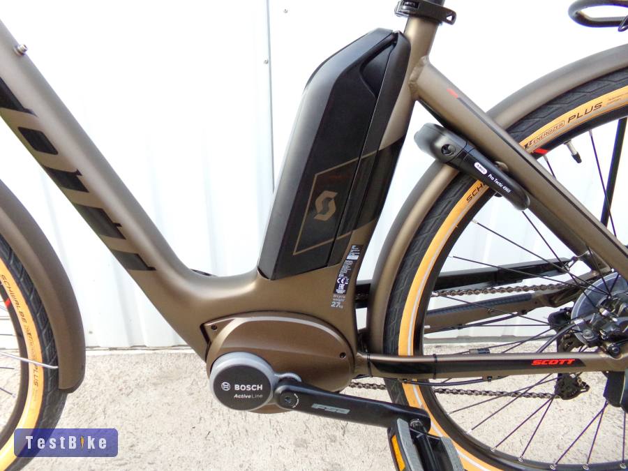 28" Scott E-Sub Tour ebike Bosch motor, tárcsafék, 9seb. Jó 