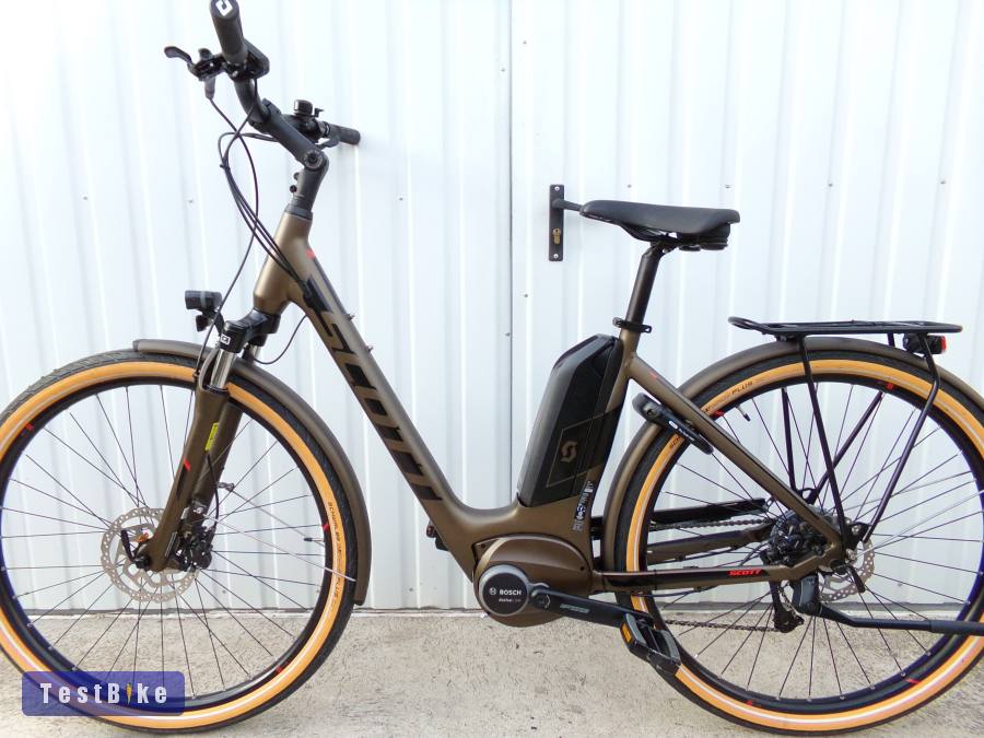 28" Scott E-Sub Tour ebike Bosch motor, tárcsafék, 9seb. Jó 