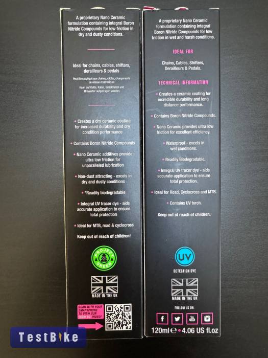 ÚJ Muc-Off C3 Ceramic Lube (wet) - téli / nedves időre