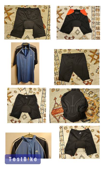 6 darabos kerékpáros mez nadrág szett( KTM Shimano Trek Cube