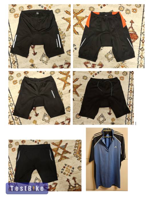 6 darabos kerékpáros mez nadrág szett( KTM Shimano Trek Cube